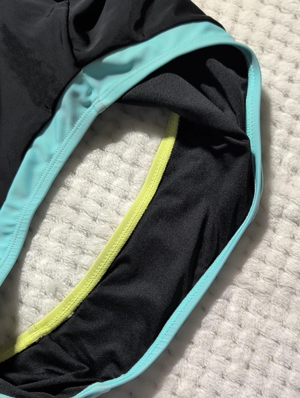 Cupshe Neon Splash Colorblock One Piece Swimsuit
